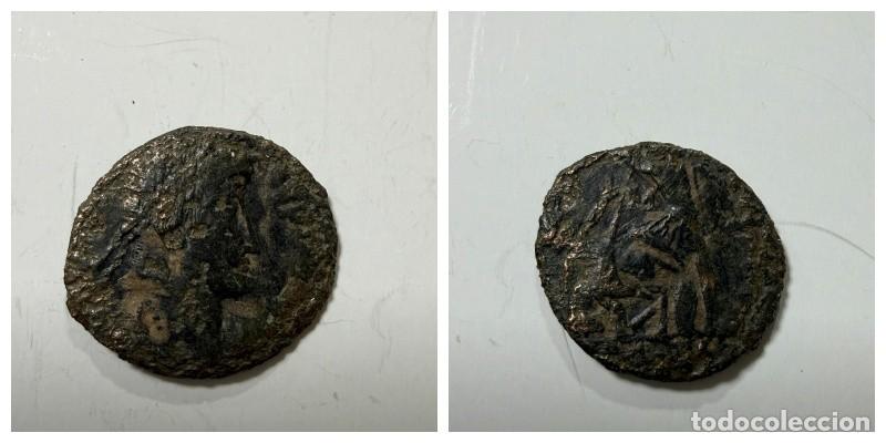 Monedas Imperio romano: MONEDA. AE3 RECORTADO DE CONSTANCIO II TIPO MATAO.