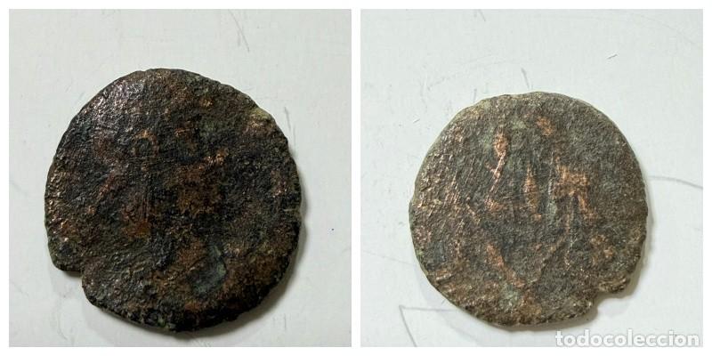 Monedas Imperio romano: MONEDA. MATAO DE CONSTANCIO II AE3.