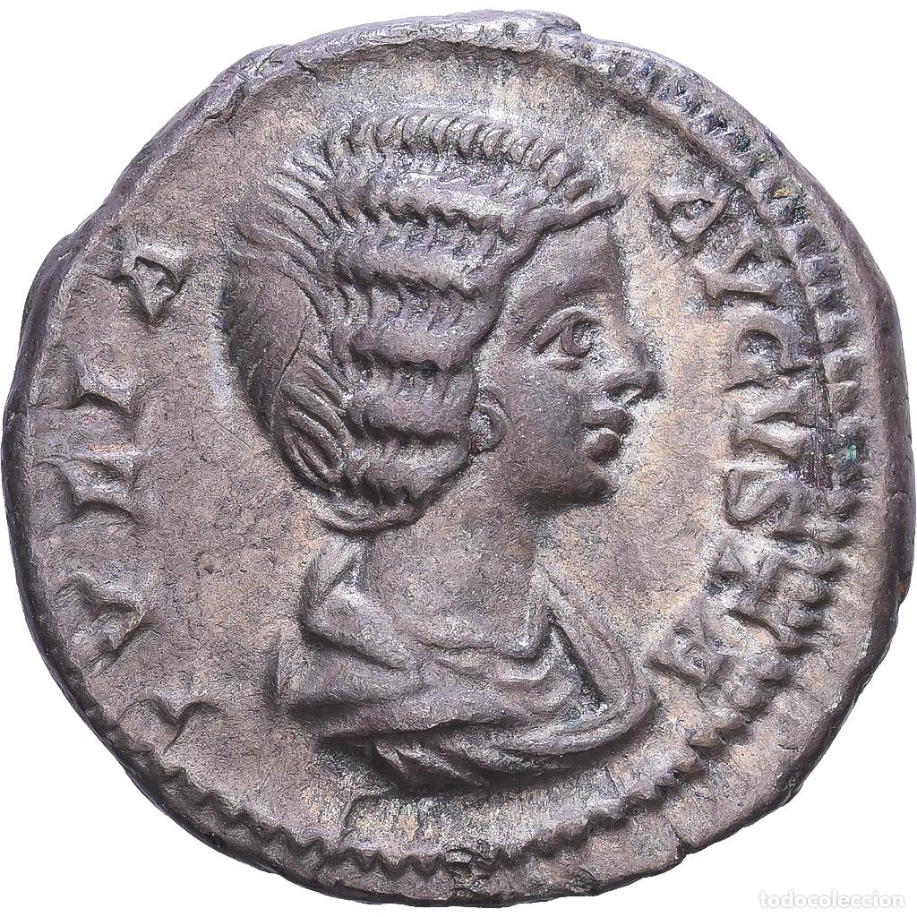 M&uuml;nzen R&ouml;misches Reich: [#1547790] Roman Empire, Julia Domna, Denarius, 196-211, Rome, Plata, MBC+, RIC:546