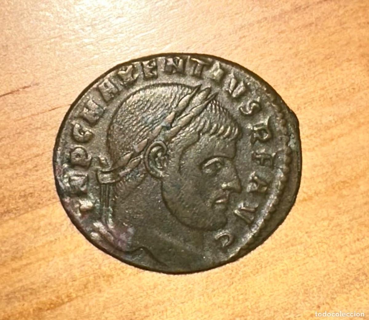 Monnaies Empire Romain: Moneda Follis Romano Majencio Roma RIC VI 258