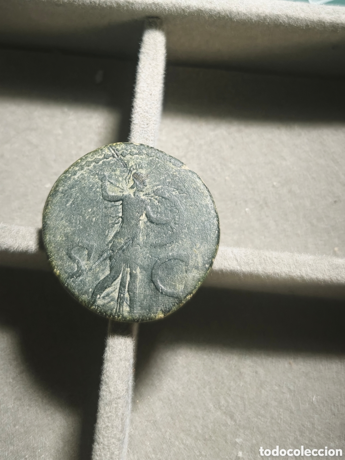 Monedas Imperio romano: Claudio As Minerva SC - Foto 3