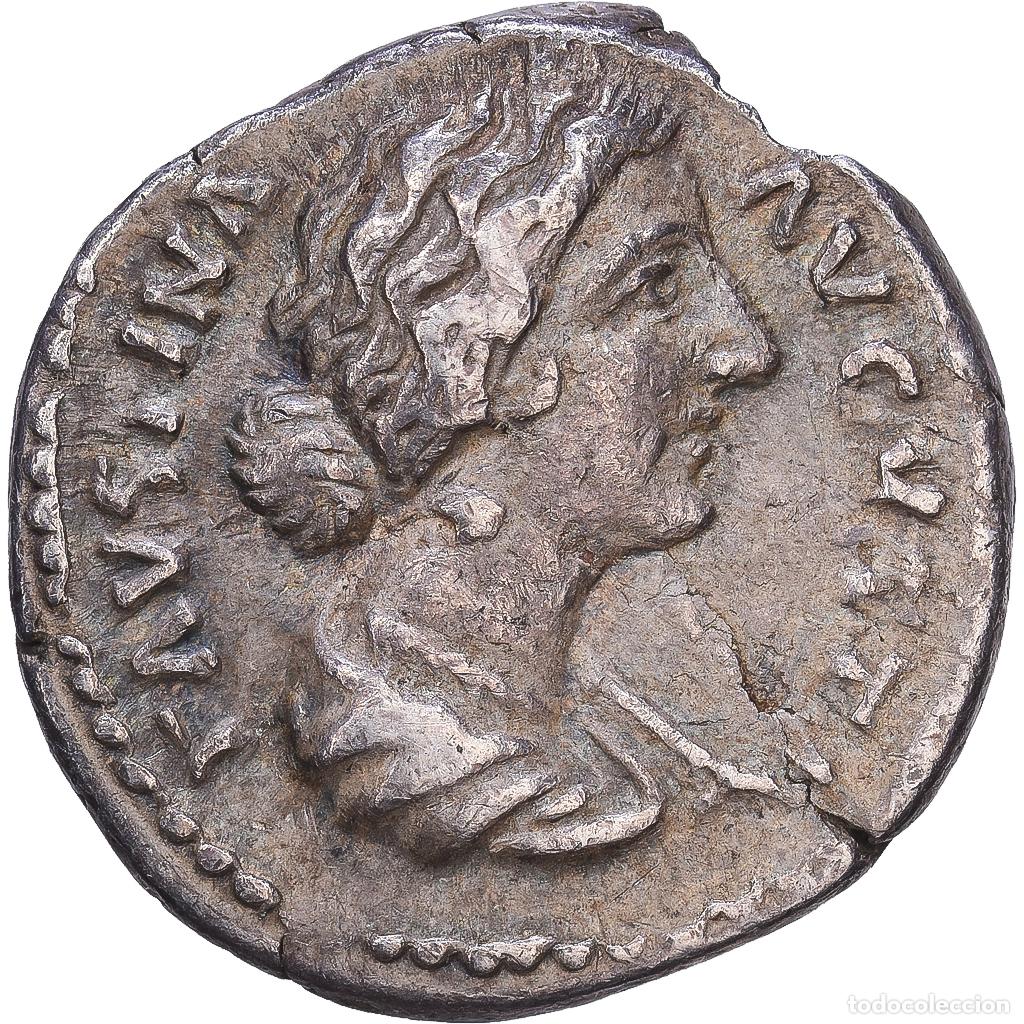 Monnaies Empire Romain: [#1547858] Roman Empire, Faustina II, Denarius, 161-164, Rome, Plata, BC+, Cohen:111