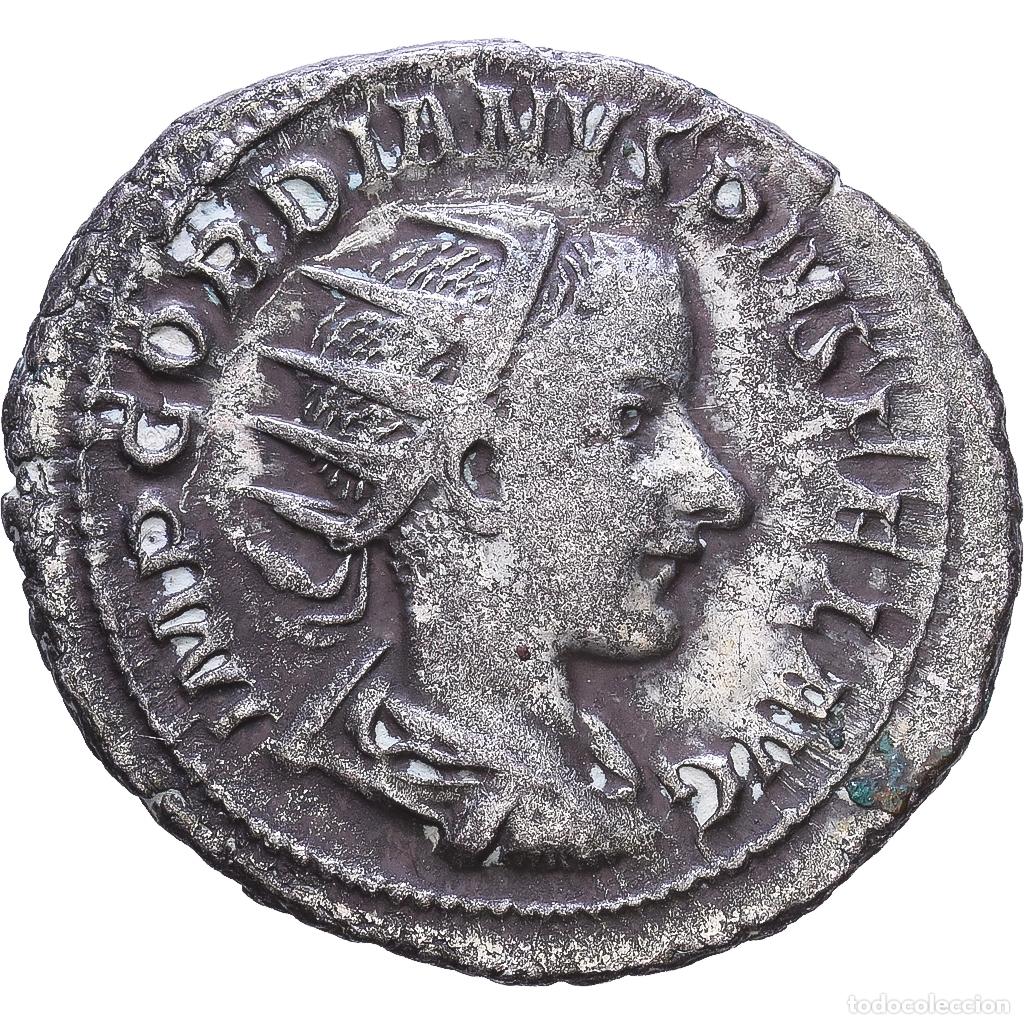 Monedas Imperio romano: [#1547939] Roman Empire, Gordian III, Antoninianus, 240, Rome, Plata, BC+, Cohen:226