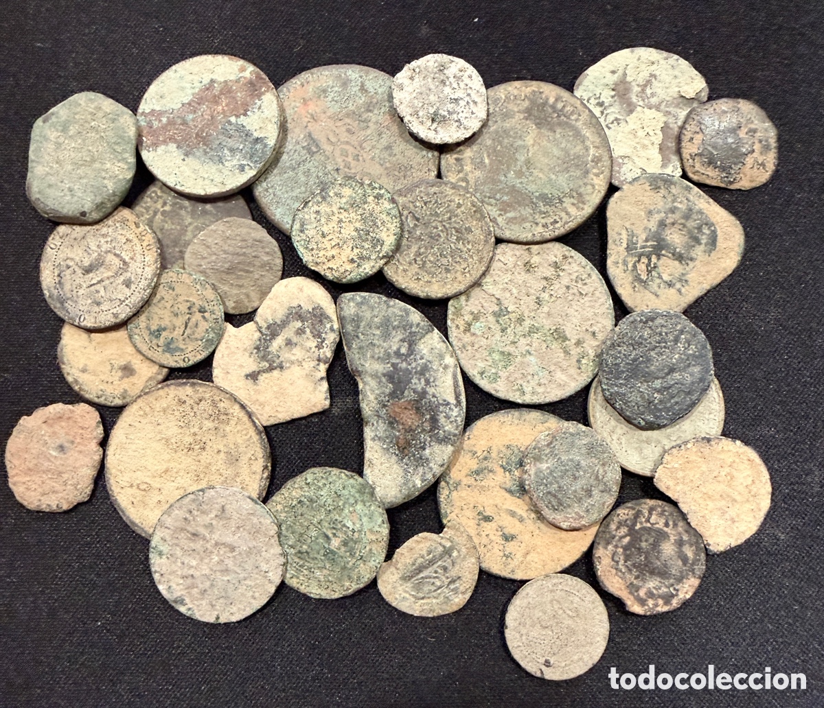Monedas Imperio romano: Lote 30 monedas a Identificar - Foto 1