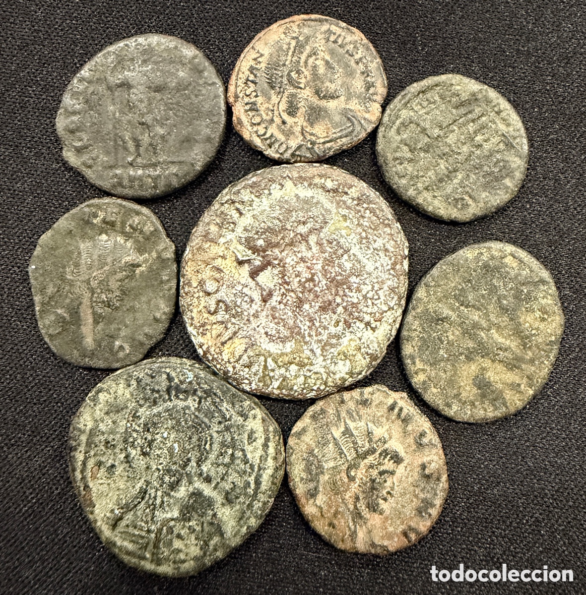 Monedas Imperio romano: Lote 8 monedas Romanas - Foto 2