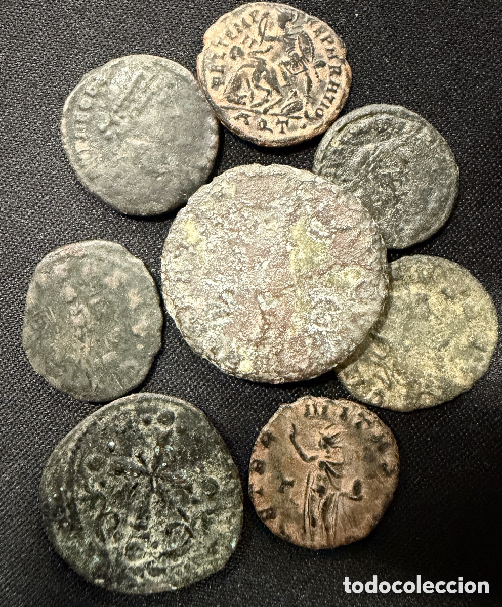 Monedas Imperio romano: Lote 8 monedas Romanas - Foto 4