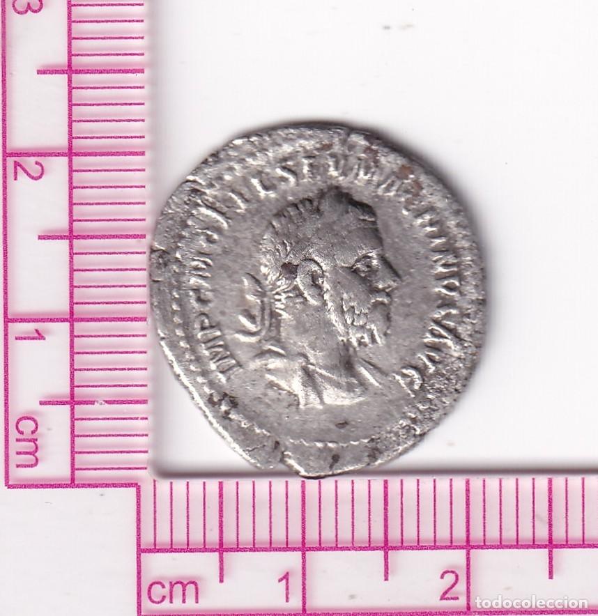 Monnaies Empire Romain: CRCAP373 MONEDA DENARIO ROMA MACRINO FIDES 217-218 PLATA