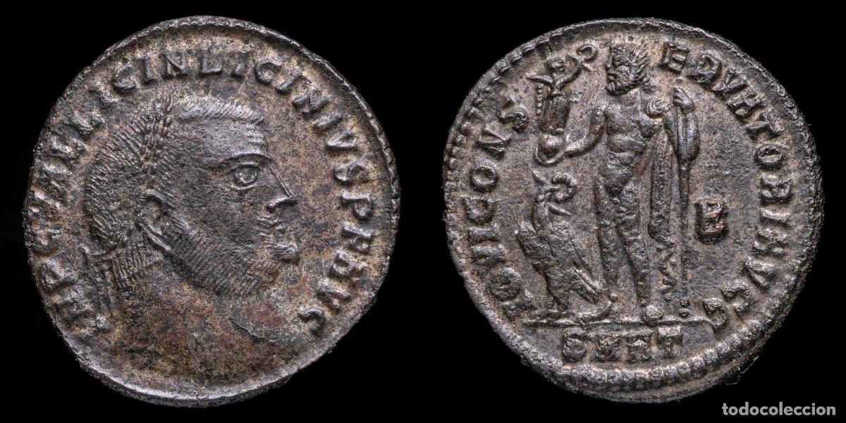 M&uuml;nzen R&ouml;misches Reich: Licinius I Follis - IOVI CONSERVATORI, Heraclea - 24 mm / 4,39 gr.