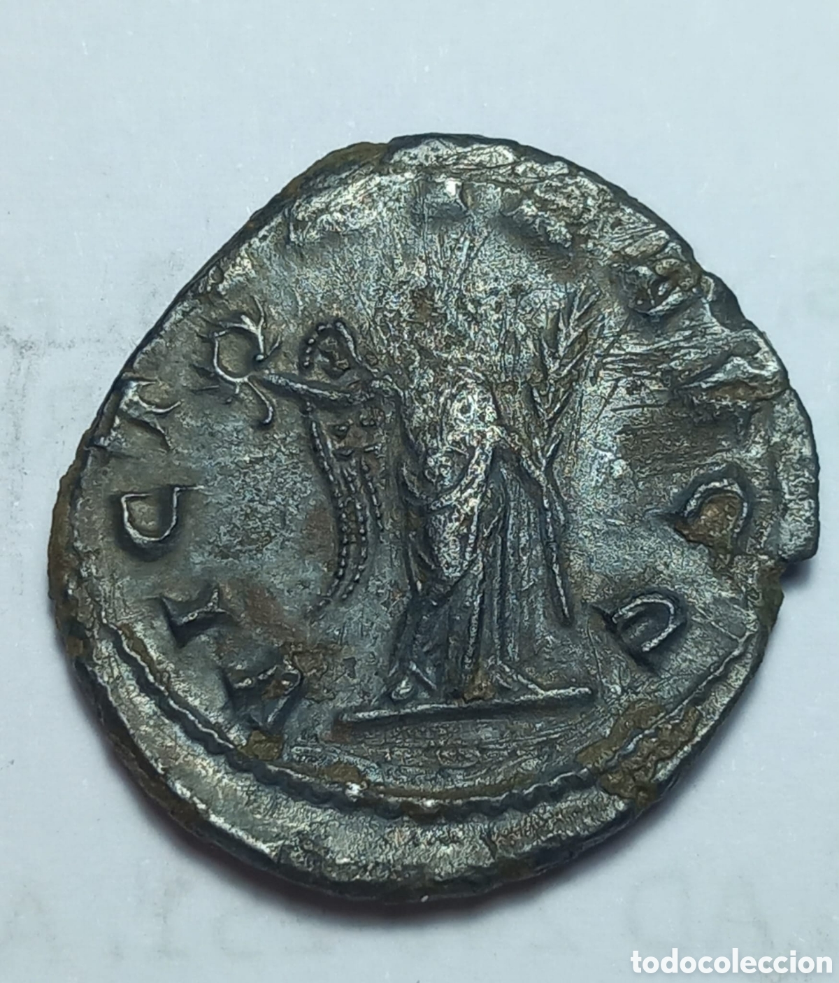 Monedas Imperio romano: Valeriano I (?), 253-260 d.C. Plata, Antoniniano. 3,60 g, 22,74 mm. Antioqu&iacute;a. EN MCB