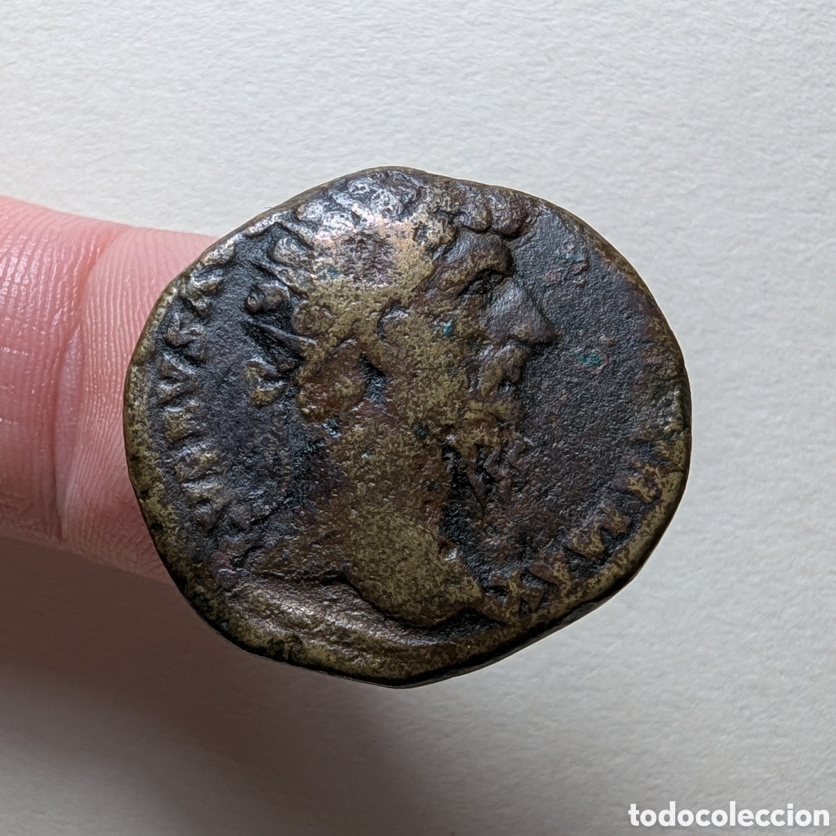 Monedas Imperio romano: Dupondio Lucio Vero 166-167 d.C.
