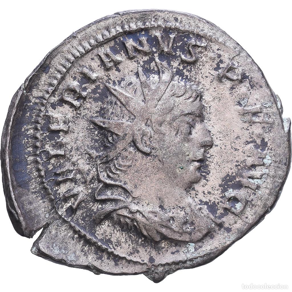 Monedas Imperio romano: [#1547792] Roman Empire, Valerian I, Antoninianus, 257-258, Treveri, Vell&oacute;n, BC+, Cohen:6