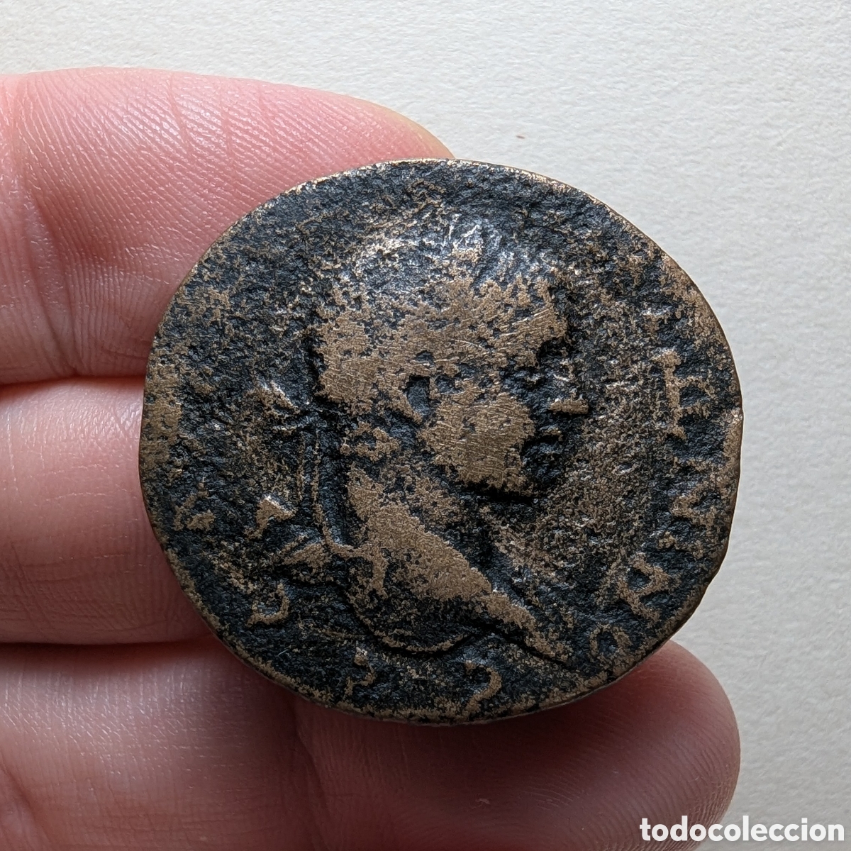 M&uuml;nzen R&ouml;misches Reich: Moneda provincial Heliog&aacute;balo 218-222 dC Samosata-Comagene
