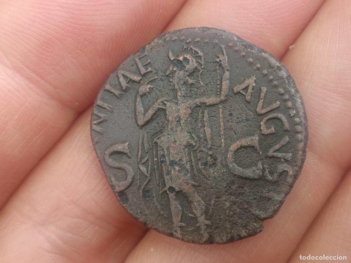 Monedas Imperio romano: Muy buen as romano de Claudio