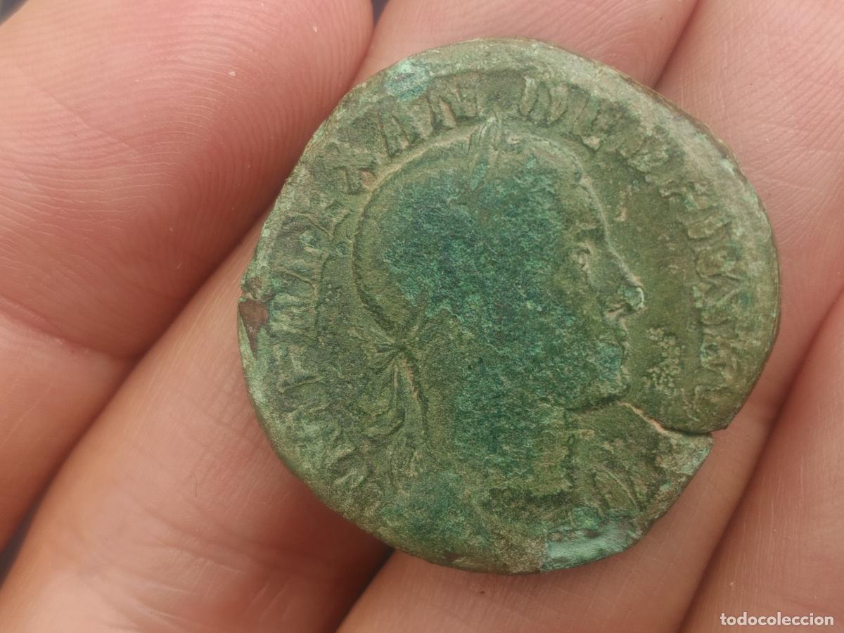 Monedas Imperio romano: SESTERCIO ALEJANDRO SEVERO