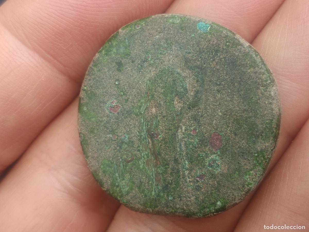 Monedas Imperio romano: Sestercio Adriano, buena p&aacute;tina - Foto 2