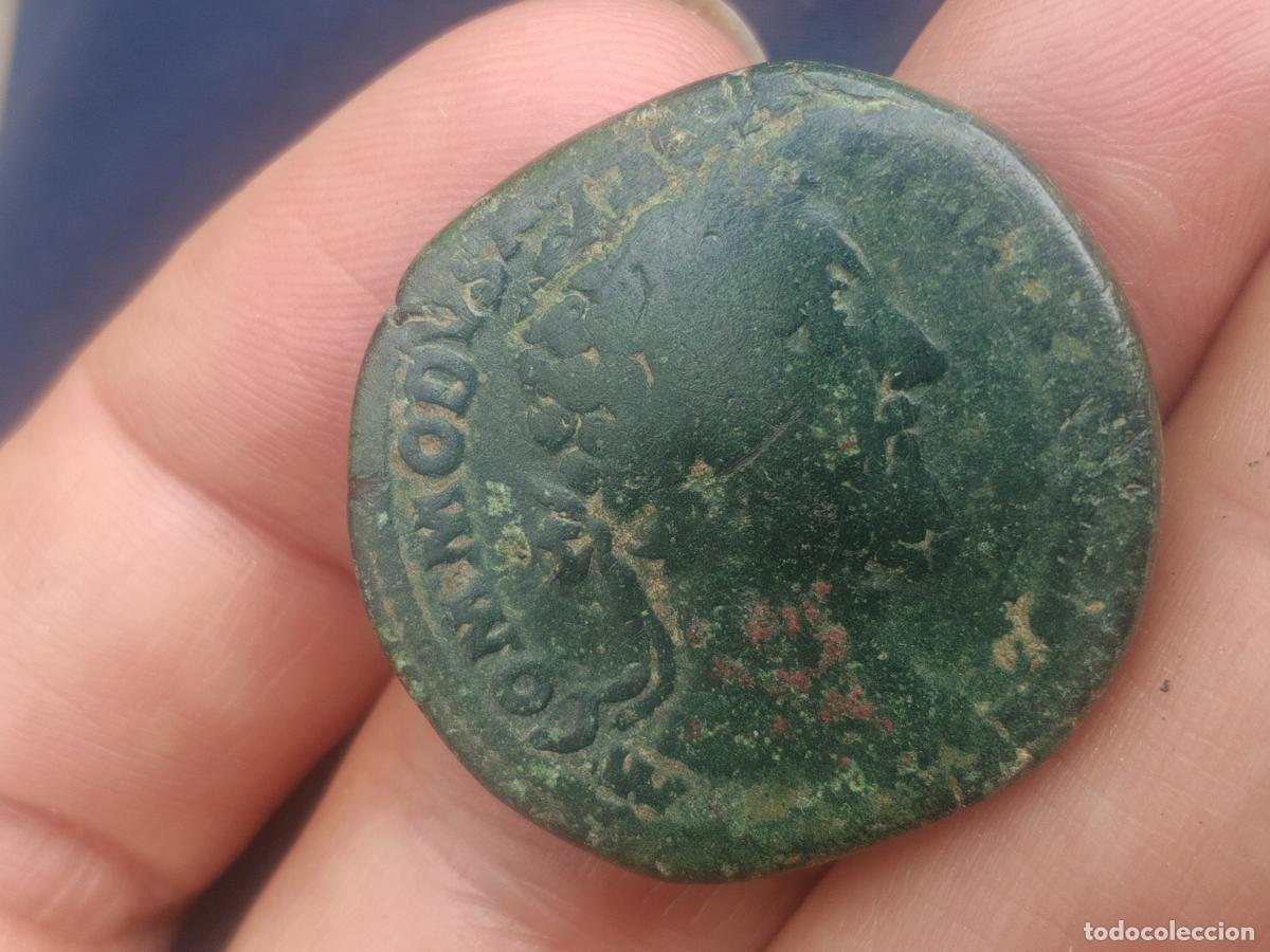 Monedas Imperio romano: SESTERCIO COMODO Roma, Bronce