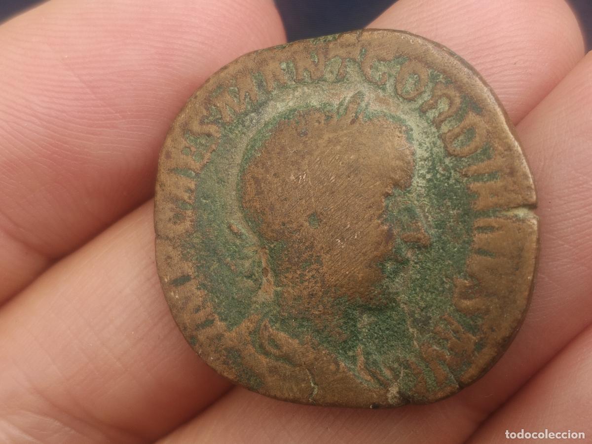 Monedas Imperio romano: SESTERCIO GORDIANO PIO - Foto 1