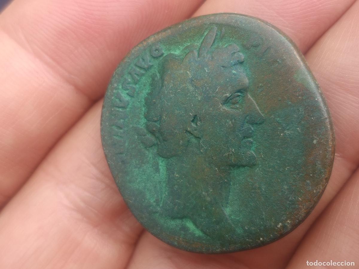 Monedas Imperio romano: ESTERCIO ANTONINO PIO
