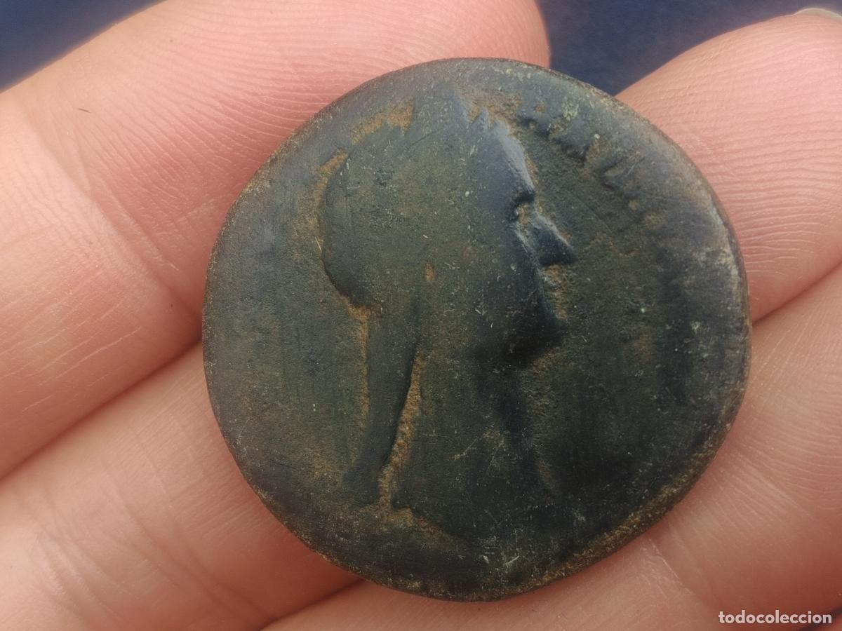 Monedas Imperio romano: Raro sestercio de Sabina, Roma - Foto 1