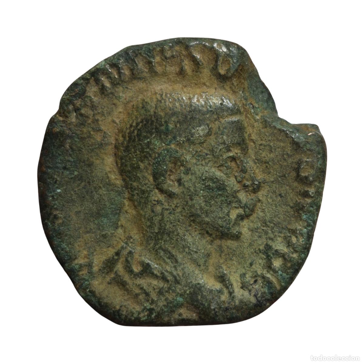 Monedas Imperio romano: NT/ SESTERCIO HERENIO ETRUSCO (A1952)