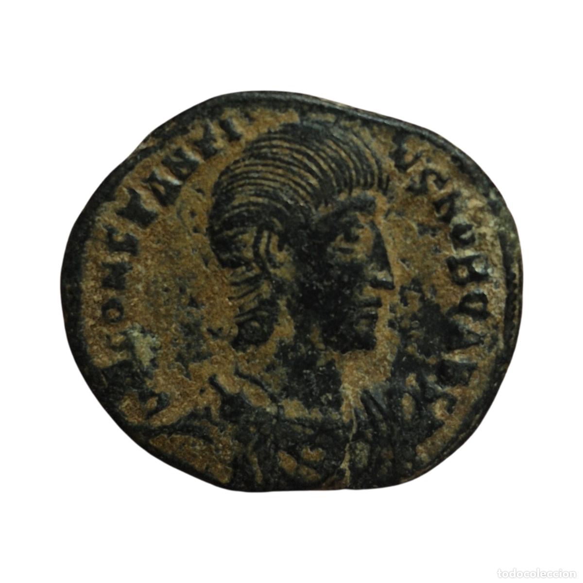 Monedas Imperio romano: NT/ FOLLIS CONSTANCIO GALO (A1961)