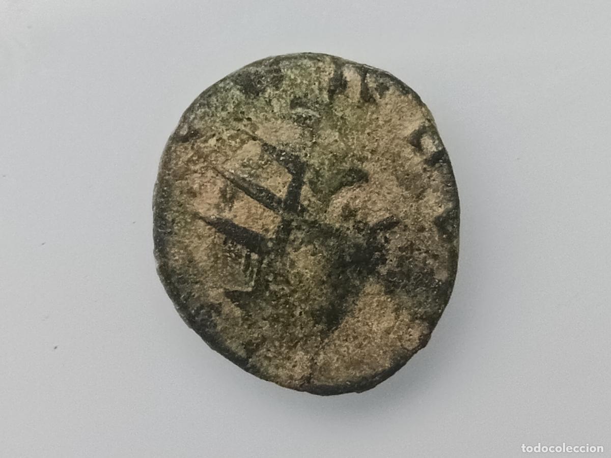Monedas Imperio romano: Moneda romana original sin limpiar