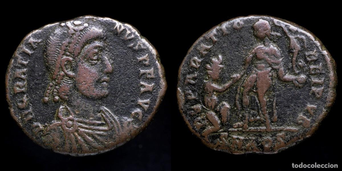 Monedas Imperio romano: Gratian Follis - REPARATIO REIPVB - 23 mm / 5,33 gr.