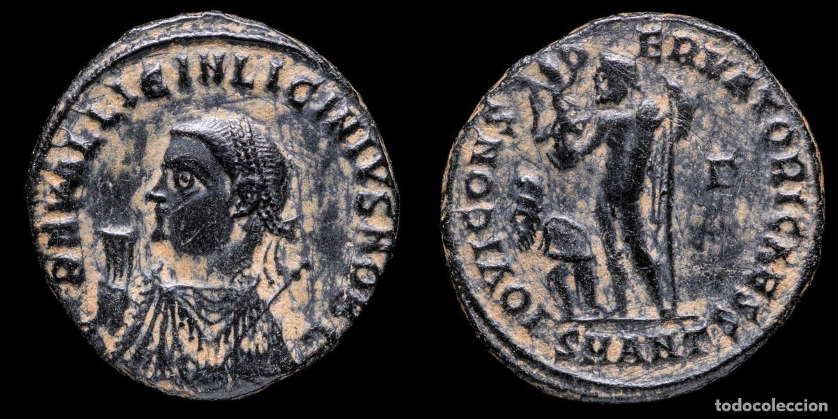 Monedas Imperio romano: Licinius II Follis - IOVI CONSERVATORI CAESS, Antiochia - 19 mm / 3,08 gr.