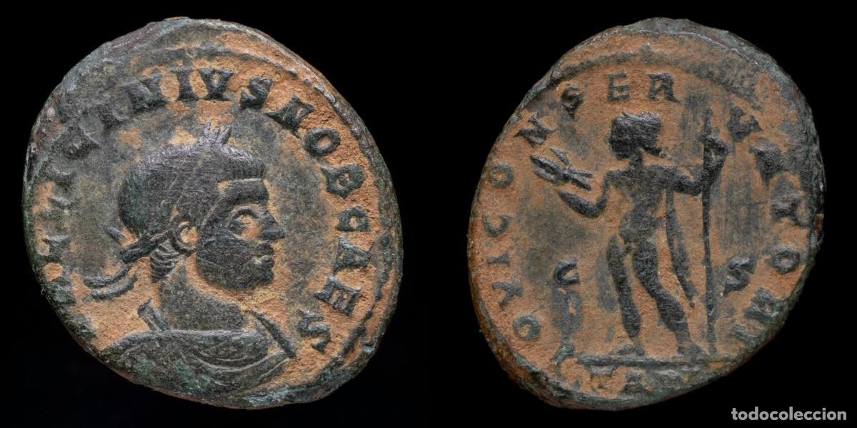 Monedas Imperio romano: Licinus II Follis - IOVI CONSERVATORI, Arles - 21 mm / 2,92 gr.