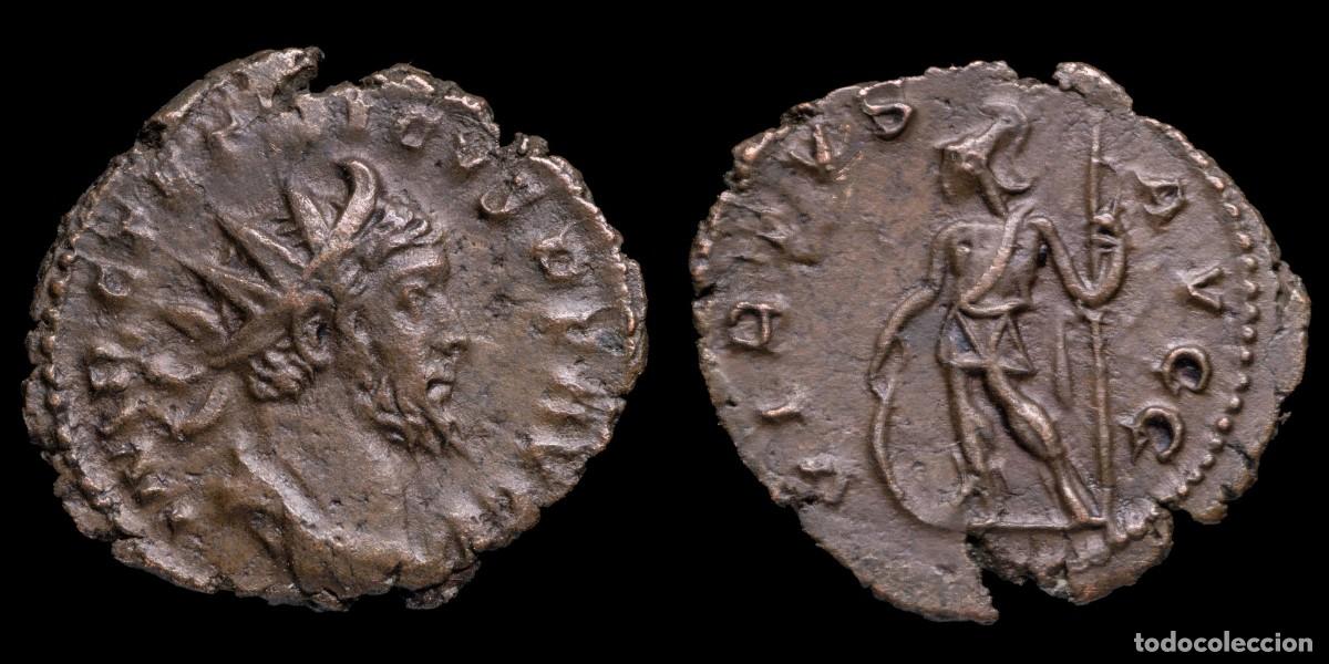 Monedas Imperio romano: Victorinus Antoninianus - VIRTVS AVG, Rome - 22 mm / 2,66 gr.