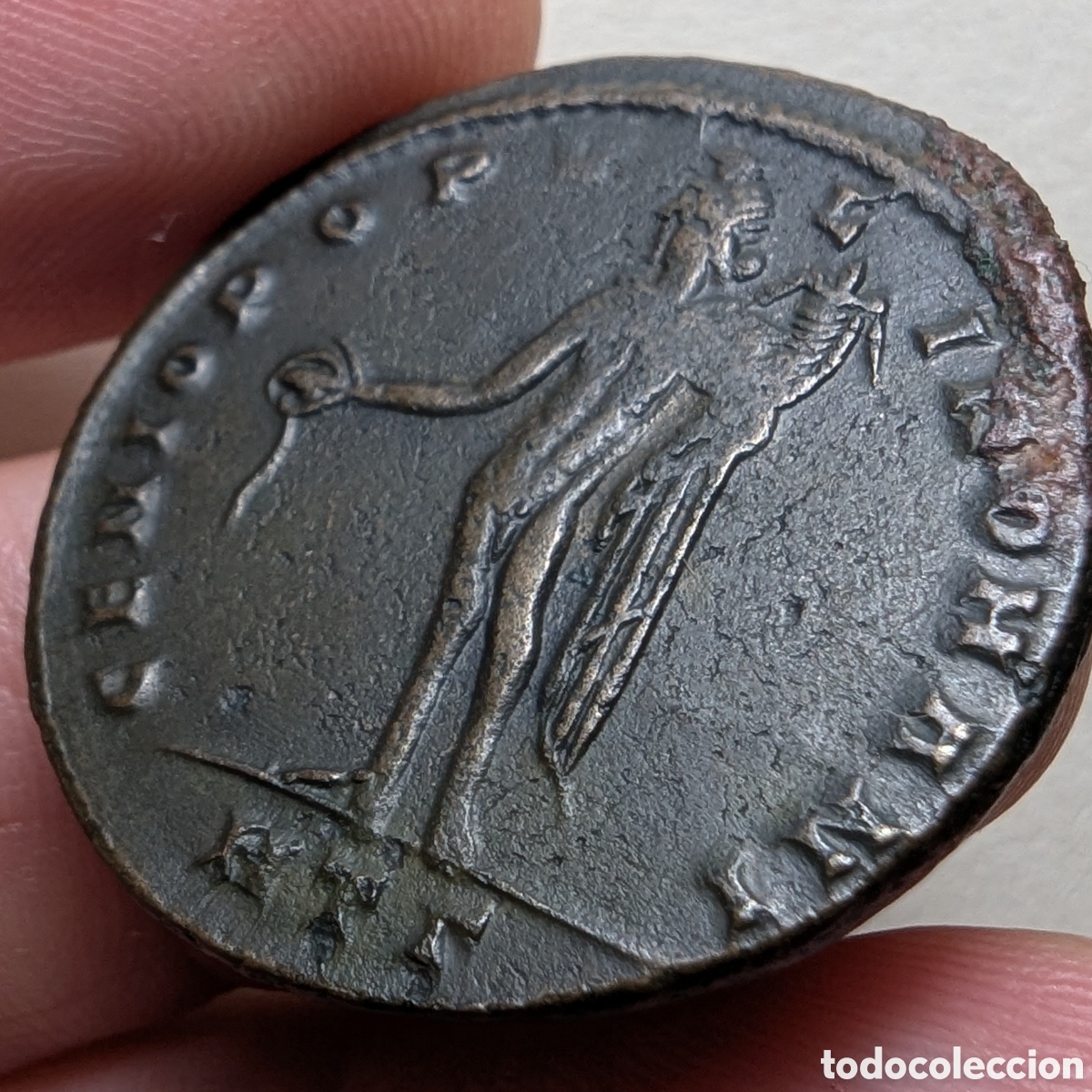 Monedas Imperio romano: Follis Severo II 305-306 dC Heraclea &rdquo;m&oacute;dulo grande&rdquo; - Foto 6