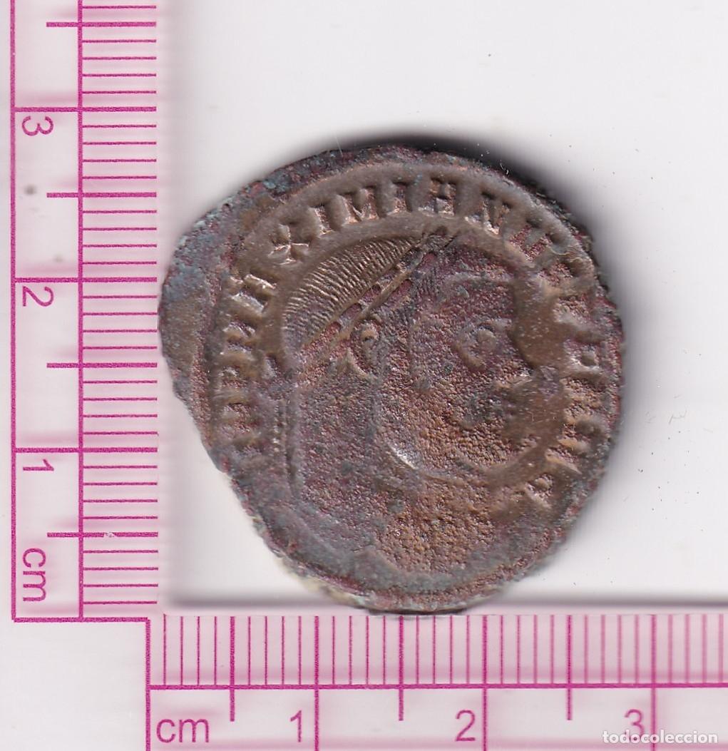 Monedas Imperio romano: CRE2407 MONEDA ROMANA NUMMUS CARTAGO MAXIMIANO 298-299