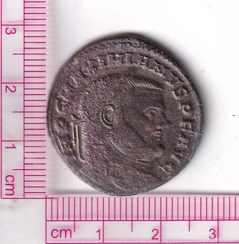 Monedas Imperio romano: CRE2408 MONEDA ROMANA NUMMUS MAXIMIANO JUNO MONETA 306-307