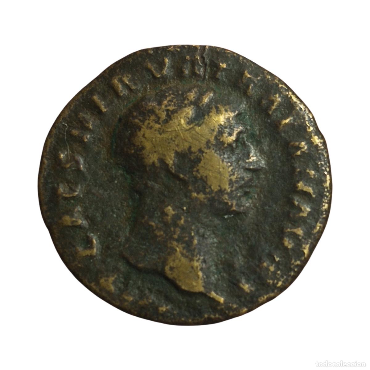 Monedas Imperio romano: NT/ SEMIS TRAJANO REV. MESA (A1984)