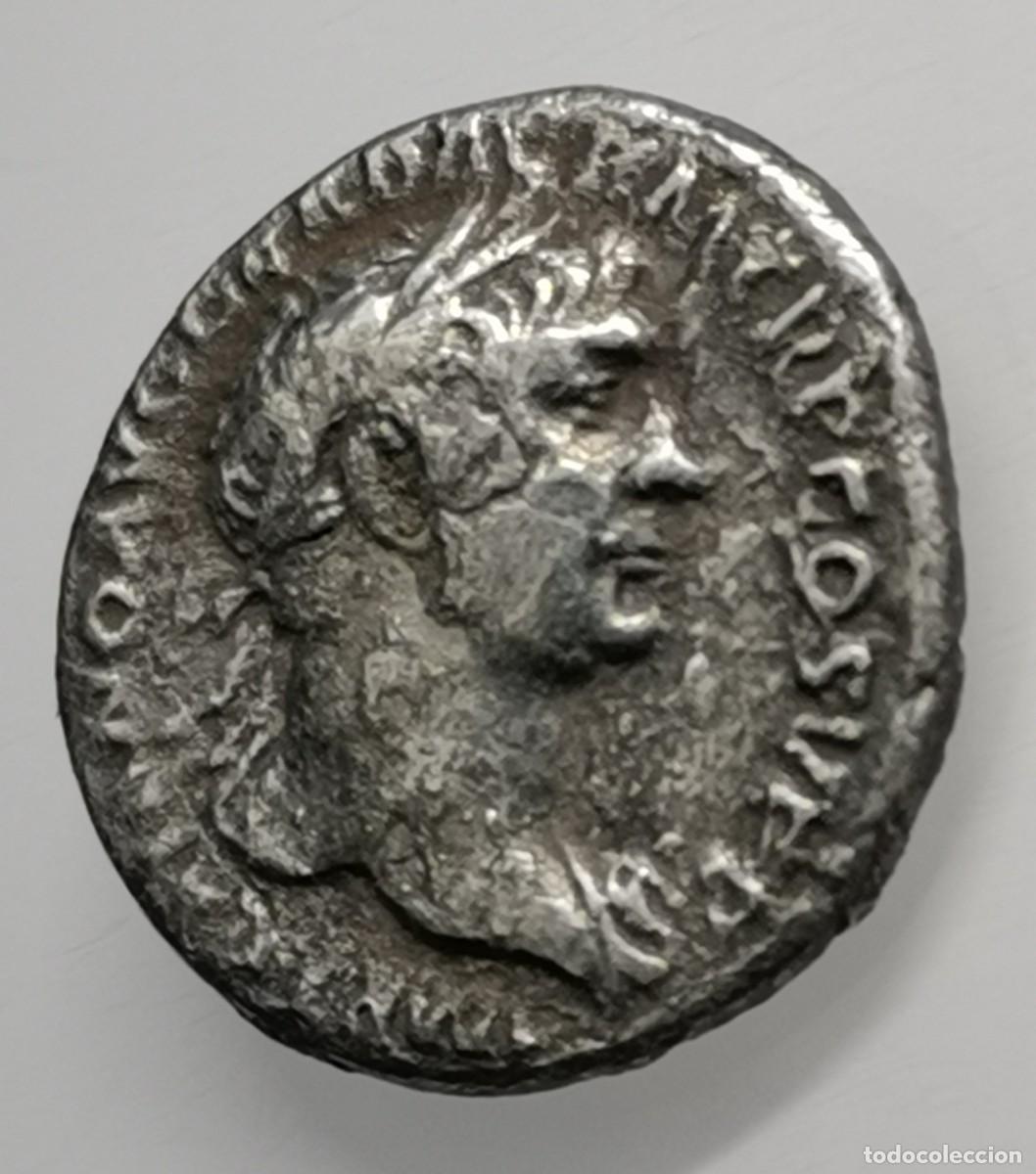 Monedas Imperio romano: TRAJANO - DENARIO - SPQR OPTIMO PRINCIPI - VIRTUS - (103-111 d.C.) ROMA.