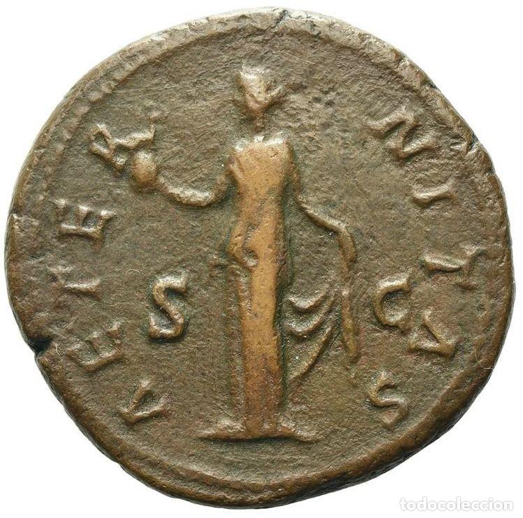 Monedas Imperio romano: Sestercio de Diva Faustina Senior - Foto 2