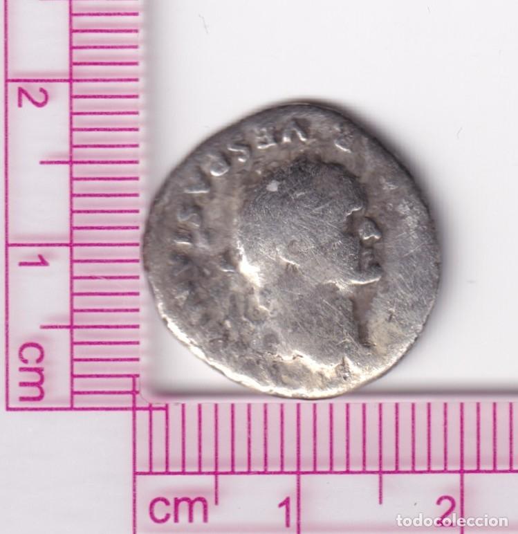 Monedas Imperio romano: CRF2109 MONEDA DENARIO ROMA VESPASIANO REVERSO INCIERTO 74 PLATA