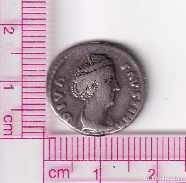 Monedas Imperio romano: CRF2122 MONEDA DENARIO ROMA FAUSTINA I JUNO 141 PLATA