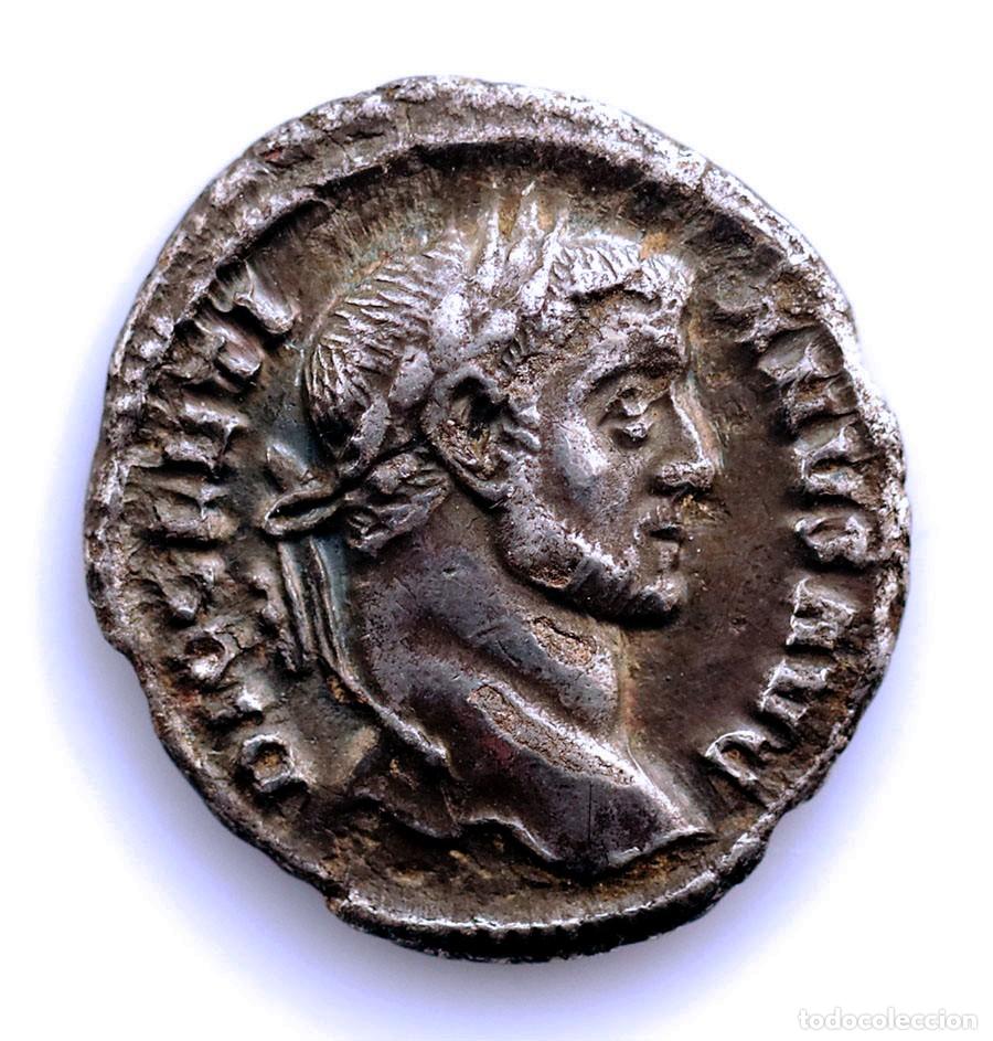 Monedas Imperio romano: SC-Roma-Diocleciano. Aeg&eacute;nteo 195-297 d.C. Roma. MBC+/VF+ Plata 3,1 g. ESCASA