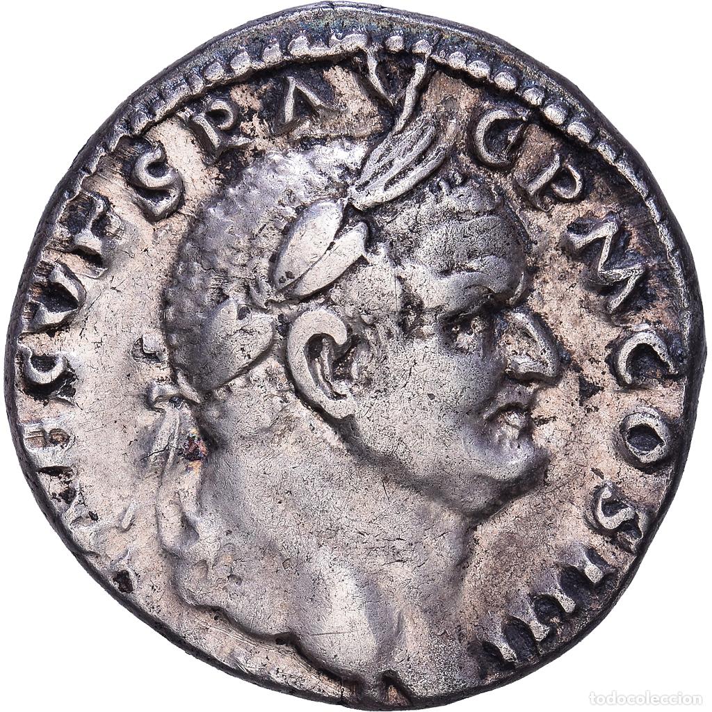 Monedas Imperio romano: [#1203554] Roman Empire, Vespasian, Denarius, 72-73, Antioch, Plata, MBC+