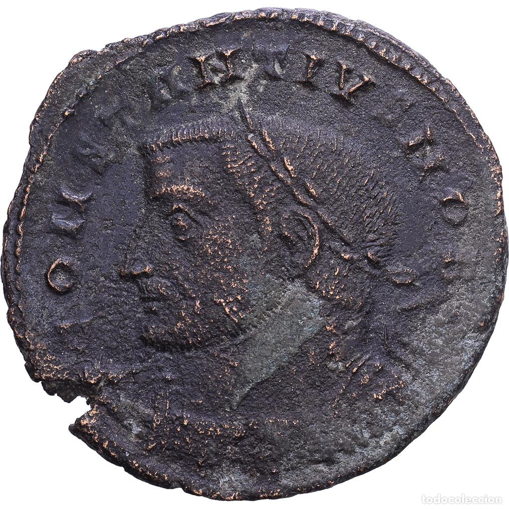 Monedas Imperio romano: [#1548012] Roman Empire, Constantius Chlorus, Follis, 301-303, Lyon - Lugdunum, Bronce
