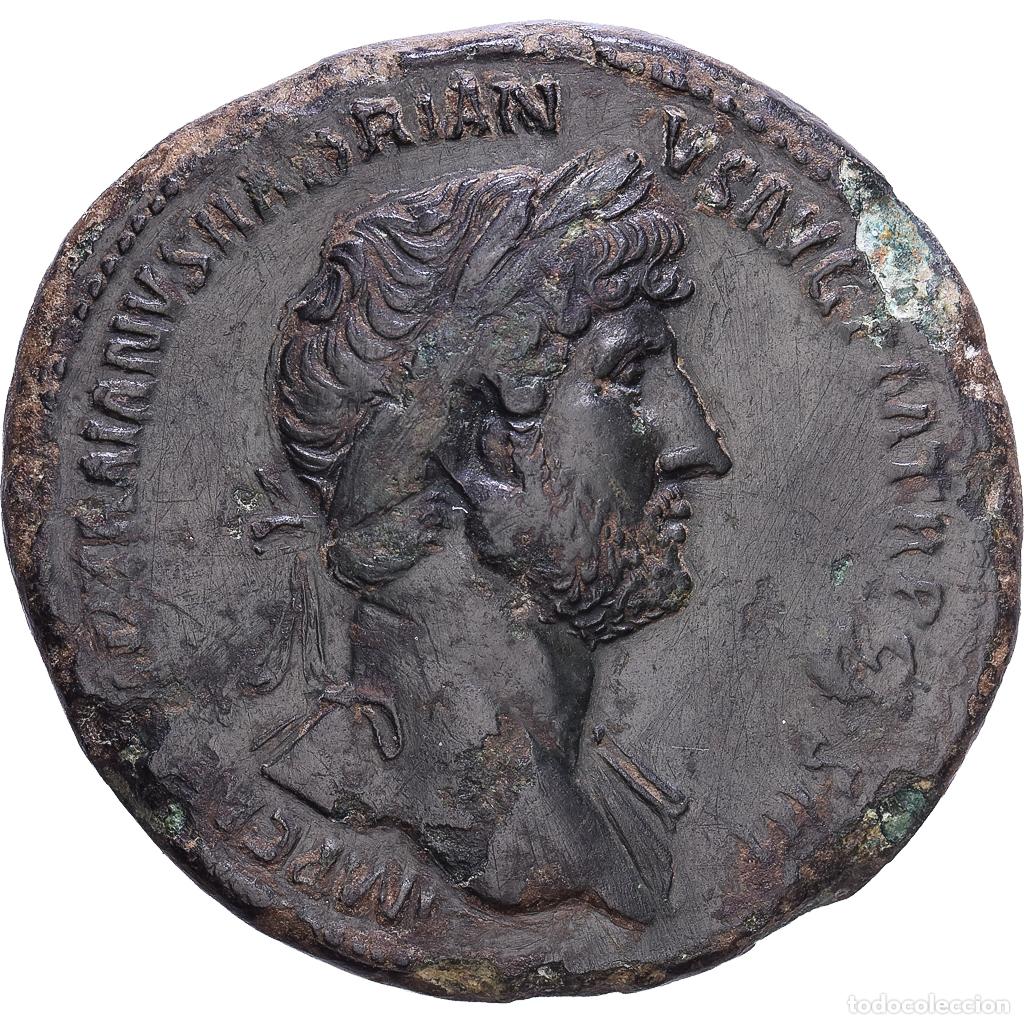 Monedas Imperio romano: [#1203575] Roman Empire, Hadrian, Sestercio, 123, Rome, Bronce, MBC+