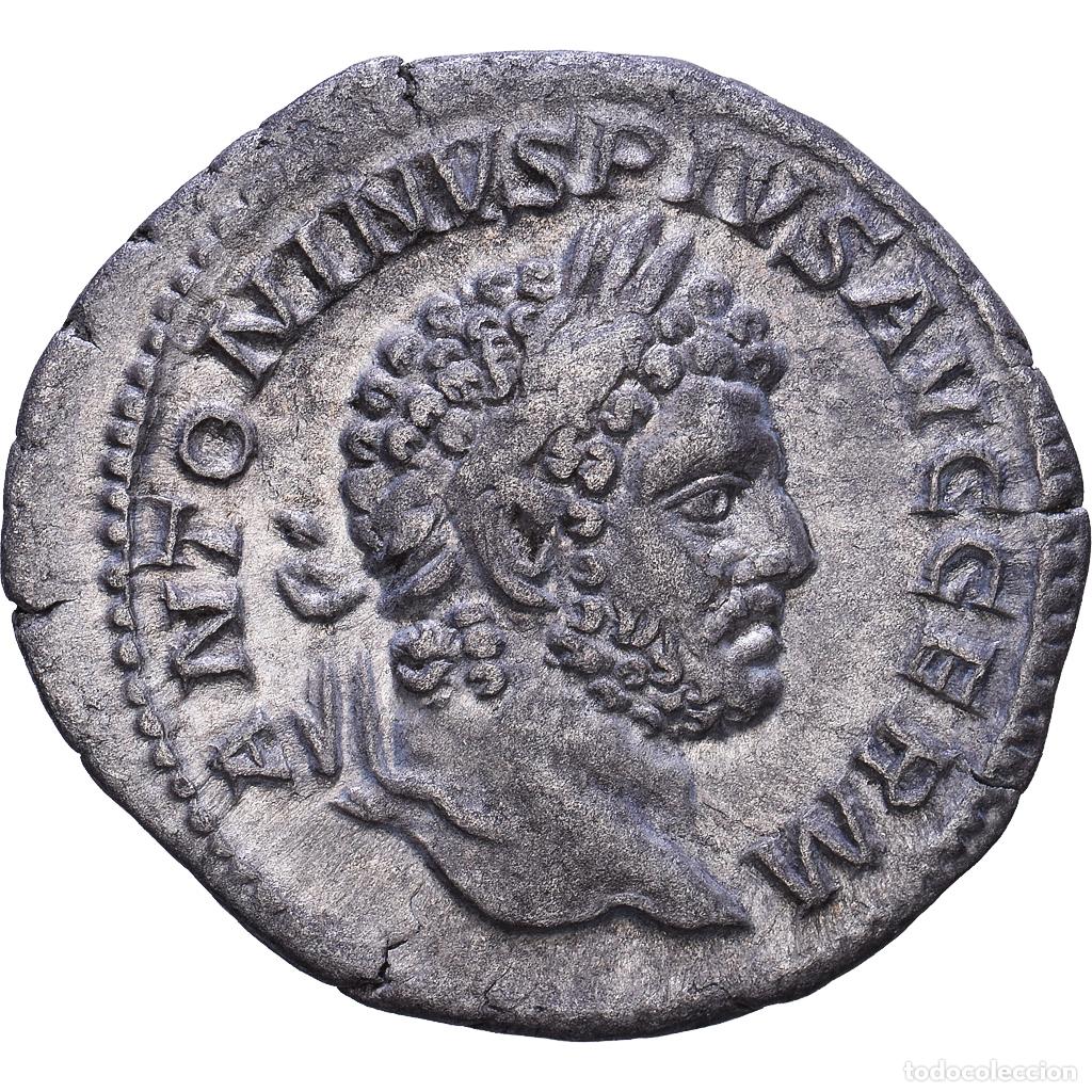 Monedas Imperio romano: [#1203573] Roman Empire, Caracalla, Denarius, 214, Rome, Plata, MBC