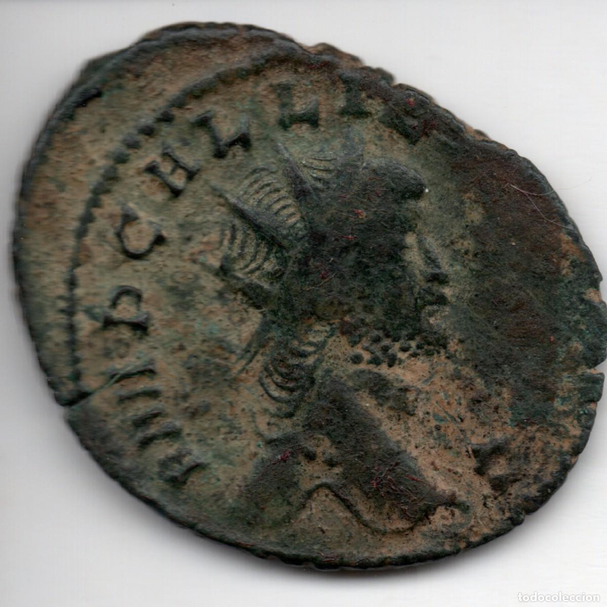 Monedas Imperio romano: Antoniniano romano de Galieno &ndash; Cierva, DIANAE CONS AVG