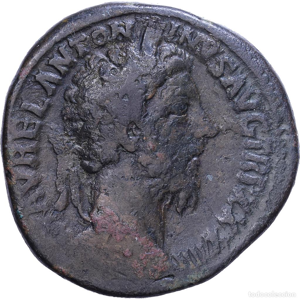 Monedas Imperio romano: [#1548052] Roman Empire, Marcus Aurelius, Sestercio, 161-180, Rome, Bronce, BC+