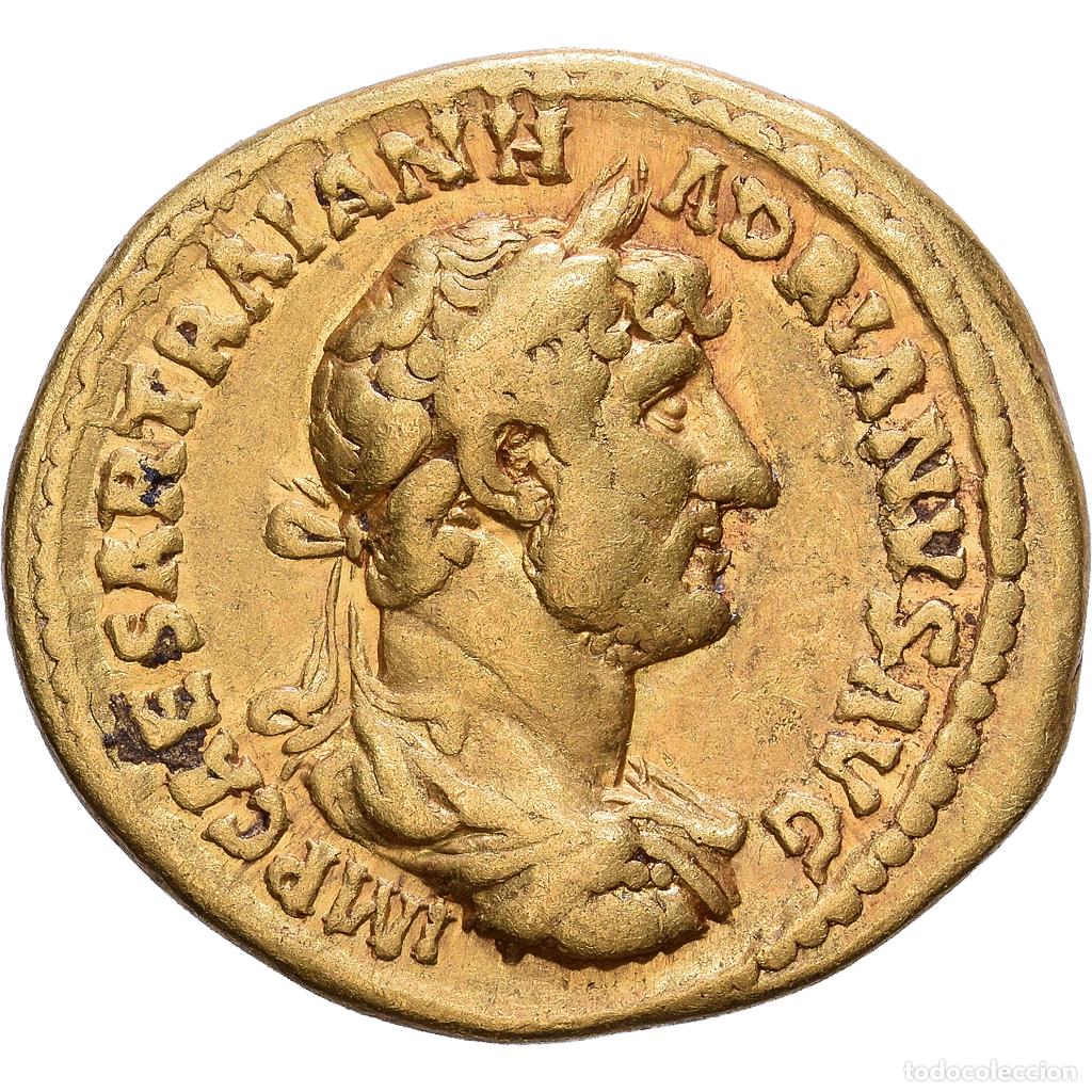Monedas Imperio romano: [#1548026] Roman Empire, Hadrian, Aureus, 121-123, Rome, Oro, MBC, RIC:540