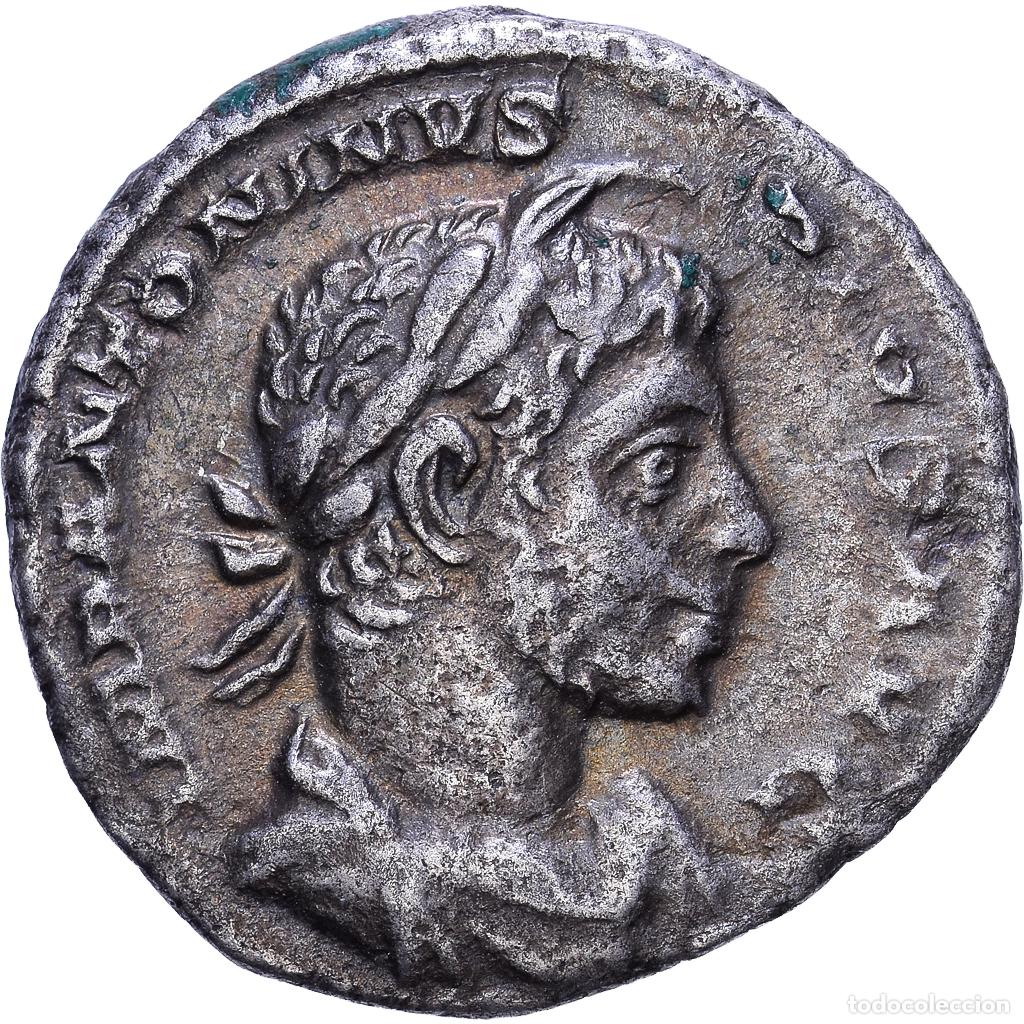 Monedas Imperio romano: [#1548067] Roman Empire, Elagabalus, Denarius, 222, Rome, Plata, MBC, RIC:146