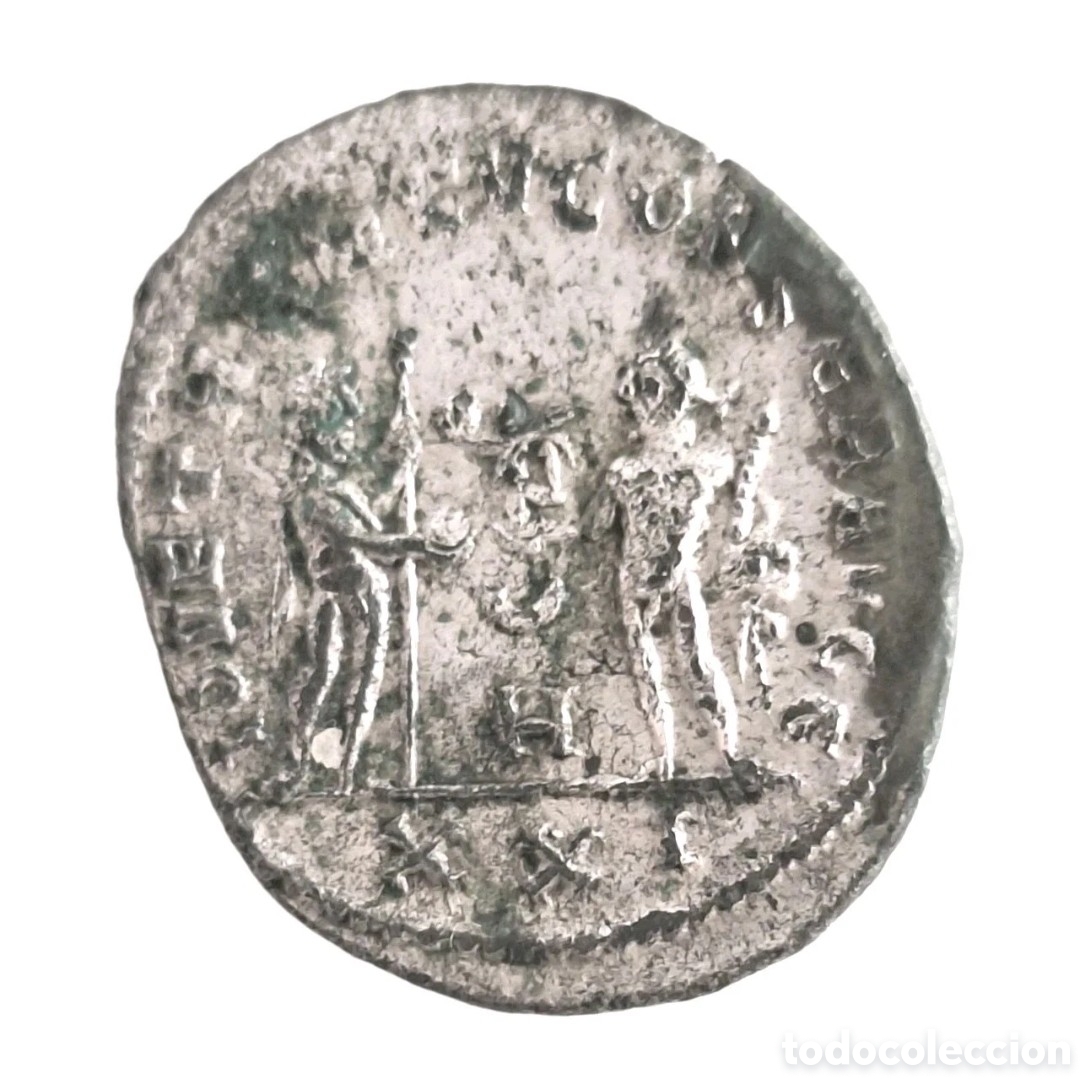 Monedas Imperio romano: Antoniniano. Maximiano Herc&uacute;leo, Antioquia, IOVE THED CV CONSED AVG, XXI.