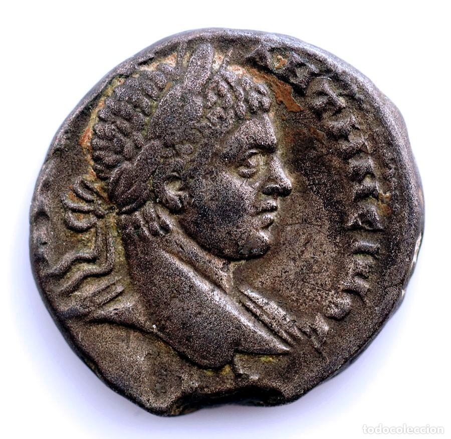 Monedas Imperio romano: Sc-Roma-Heliogabalo. Tetradracma 218-222 d.C. Emesa. MBC+/VF+ Plata 12,3 g.