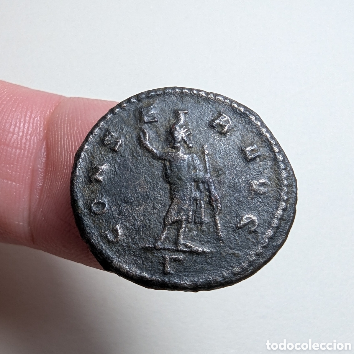 Monedas Imperio romano: Antoniniano Claudio II 268-269 d.C. Reverso Serapis &rdquo;Escaso&rdquo;